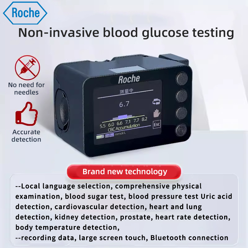 italiano, esame fisico completo, test della glicemia, test della pressione sanguigna, test dell'acido urico, test cardiovascolare, test cardiopolmonare, test dei reni, test della prostata, test della frequenza cardiaca, test della temperatura corporea, registrazione dati, ampio display, connessione Bluetooth